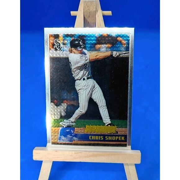 1996 1st First Topps CHROME #137 Chris Snopek RC "Iconic Set" - Picture 2 of 6